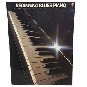 Beginning Blues Piano by Eric Kriss (1992, Trade Paperback) Sheet Music Educatio